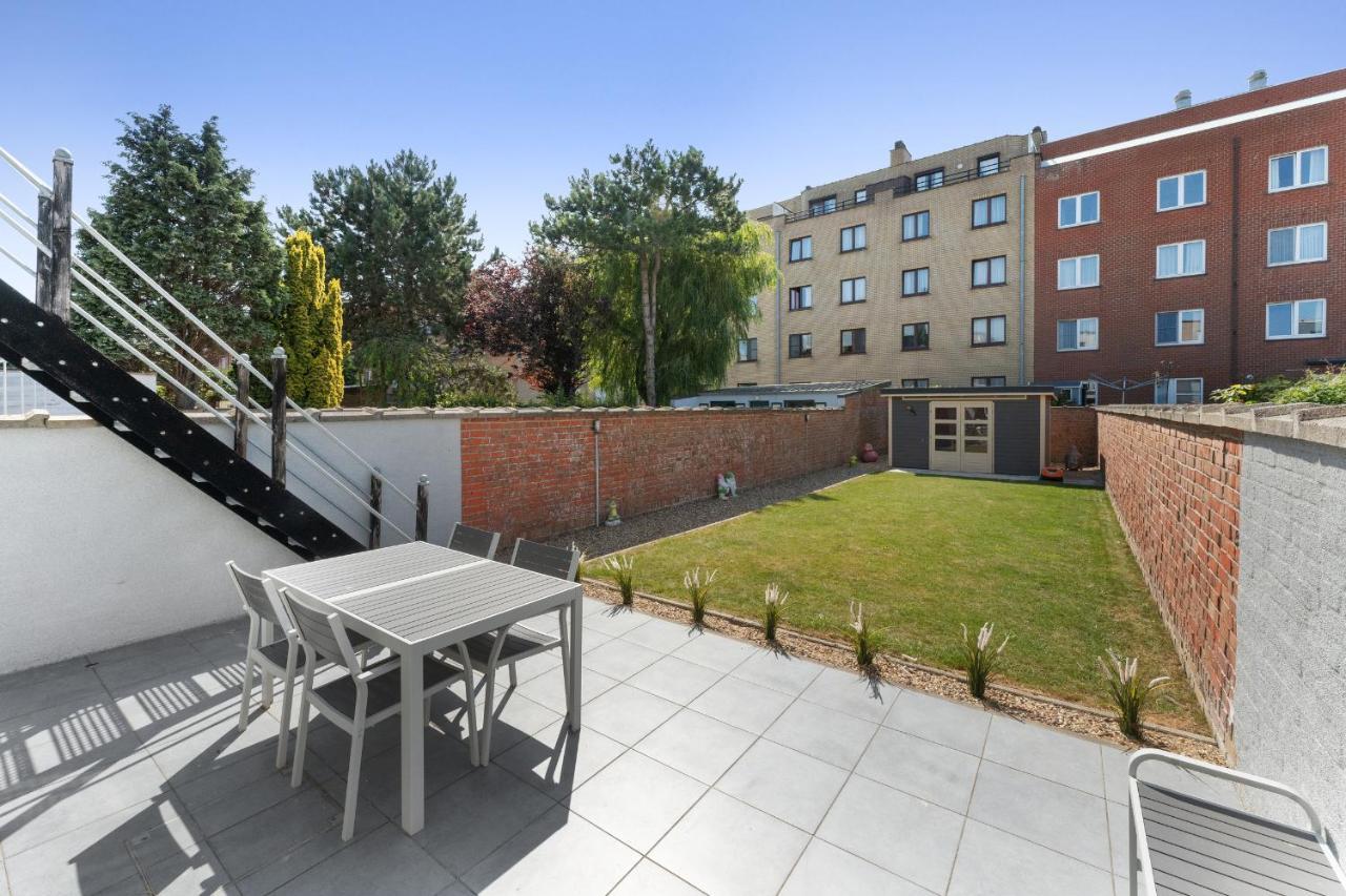 Ruime Woning 10P Met Zonnige Tuin & Nabij Strand Blankenberge Exteriér fotografie